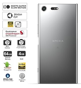 Sony Original Xperia XZ Premium Dual (Luminous Chrome, 4GB